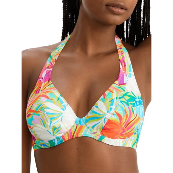 Sunsets Other - Sunsets LOTUS Brandi Bralette Halter Bikini Swim Top US D Cup BRAND NEW NWT